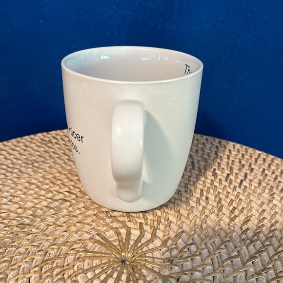 NWOT You Would Be Nicer If You Ate Carbs Coffee Mug - Picture 3 of 6